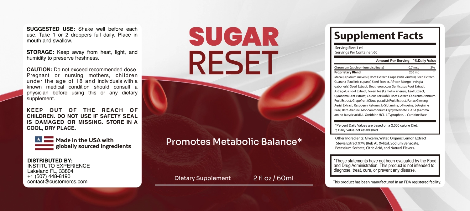 Sugar Reset trust badges