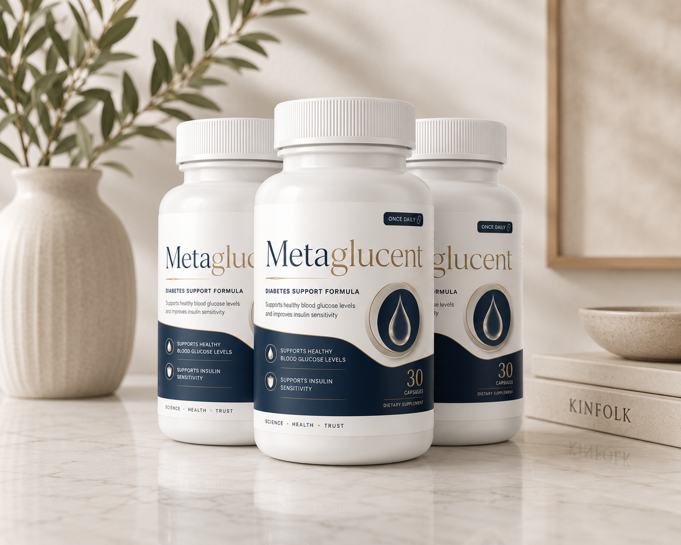 MetaGlucent metabolic wellness supplement bottle